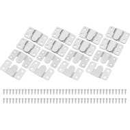 PATIKIL Flush Mount Bracket, 20 Pcs Iron Interlocking Photo Frame Hooks Picture Display Hanger Inter