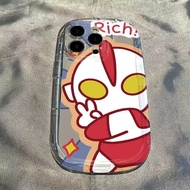 Anti Drop Soft Phone Case Q-Version Ultraman For OPPO A15/A15S/A35 2021/A16/A16S/A54S/A16K/A16E/A17/