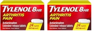 Tylenol 8 Hour Arthritis Pain Relief Extended-Release Tablets, 650 mg Acetaminophen, Joint Pain Reli