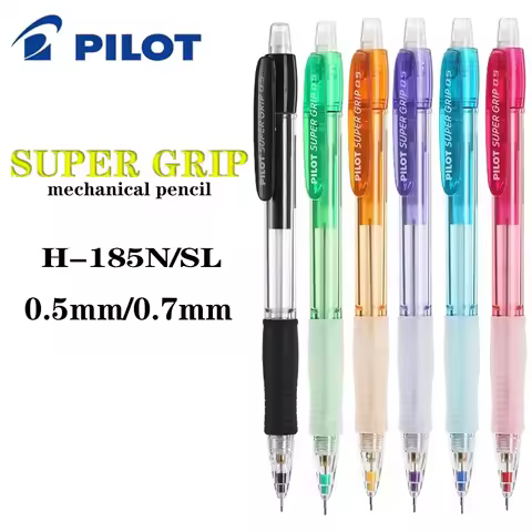 1PC PILOT Mechanical Pencil H-185 0.5/0.7mm Mouth Retractable Low Center of Gravity Back To School K