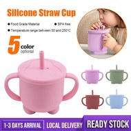 Baby Training Silicone Straw Cup Anti Choke Sippy Cup Free BPA Baby Bottle Baby Drinking Cup Kids Cawan Budak