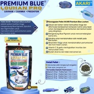 1 (250g PACK) AKARI Premium Maxi Snakehead Fish Bran- Red- Yellow- Blue 1mm, Supports color enhancem