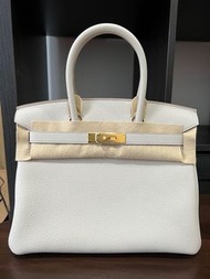 Hermes Birkin 30 冰川白