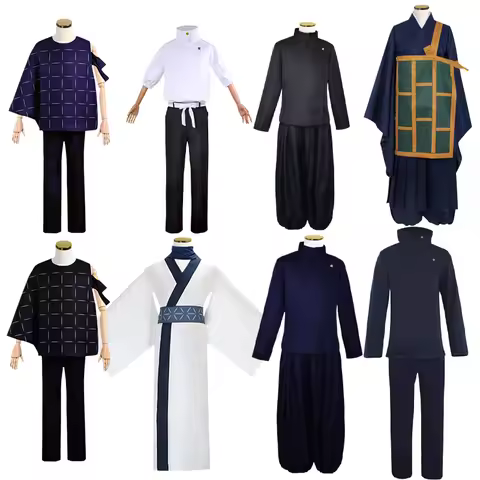 Anime Jujutsu Kaisen Cosplay Costumes Itadori Yuji,Gojo Satoru,Fushiguro Megumi,Inumaki Toge,Geto Su
