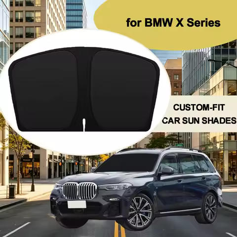 For BMW X1 X2 X3 X4 X5 X5L X6 X7 2004-2025 Front Windshield Sunshade Sun Shade Cover Blockage Foldab