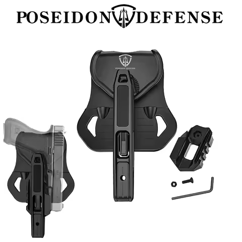 Left Right Rail Case Holder for 9mm 40 357 Rail Style Devices Fits P80 S&W Springfield Sig Sauer HK 