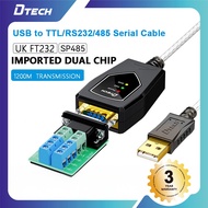 DTECH USB To TTL/RS232/RS485 Multifunctional Serial Port Cable Industrial Grade Communication Module