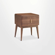 【D3原木家居】Audrey北美胡桃木床頭櫃 邊桌 桌几 全實木