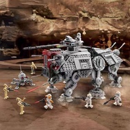 Compatible with Lego 75337 Star Wars Series AT-TE Walker Children's Educational Assembled Building B