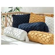 Macrame bolster cover | Sofa bolster cover 003 - 50x17cm