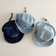 [50-52cm] LUCKY cowboy jeans brimmed hat in 3 colors for children