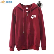 [Ready stock]Pakaian Trending Nike Untuk Lelaki dan Wanita Longsleeve Hoodie Jaket Dengan Zip