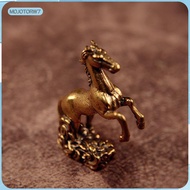 [mojotorw7] Miniature Horse Figurine Clouds Small Horse Ornament Copper Horse Statue