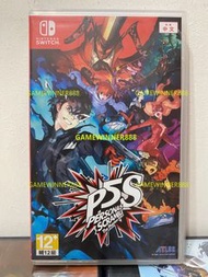 《今日快閃價》（中古二手）Switch NS遊戲 P5S 女神異聞錄5 亂戰 魅影攻手  PERSONA 5 STRIKERS 港版中文版