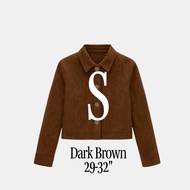 (พร้อมส่ง) MUSTNIMAL |  MOSS suede jacket