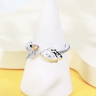 Sanrio學院Mix系列-Pompompurin布丁狗晶鑽純銀戒指