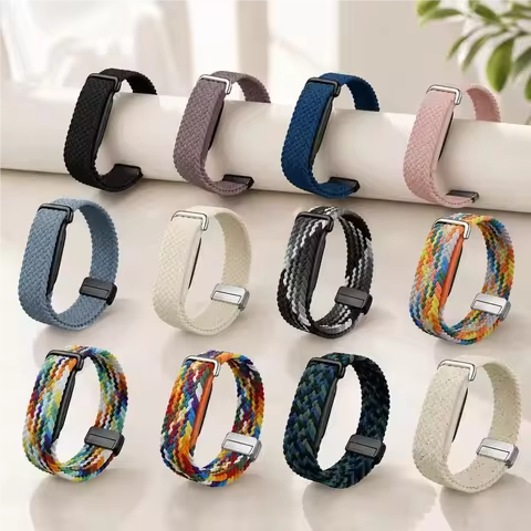 Nylon Braided Bicep Strap for Google Fitbit Air Bands Fitness Replacement Band Wristband for Google 