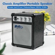 TS Speaker Amplifier Mini Gitar Elektrik 5W - MA-5 / Amplifier Gitar Listrik Akustik