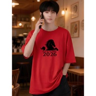 2X623 Lelaki Baju T Shirt Men Tshirt T-shirts Round Neck Korean Style Plus Size Oversized Crop Top C