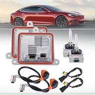 moseiny 2PCS Xenon Ballast with D3S light bulb, 8A5Z13C170A HID Headlight Ballast Control Unit with 