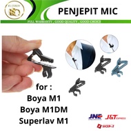 Mic Microphone Clip on Boya Lapel Lavalier Clip on Button 6mm