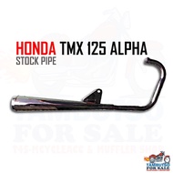 ♞,♘Honda TMX 125 Alpha Stock Pipe Type Muffler for TMX 125 Alpha Exhaust pipe
