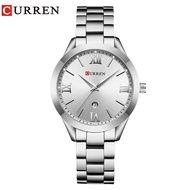 CURREN Reloj Mujer Luxury Brand Ladies Calendar Casual Waterproof Stainless Steel Wristband Business Quartz Watch Montre Femme