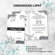 Undangan Pernikahan Lipat 2 Simple L