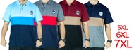 CY 19334 PLUS SIZE MAN CASUAL POLO COLAR SHIRT BIG SIZE / SHIRT COLAR SIZE BESAR 3XL 4XL 5XL 6XL 7XL