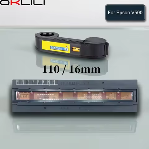 Photo Holder Assy Brownie Asp 110 & 16mm Film Adapter Scanning Slide Negative Cover Guide for Epson 