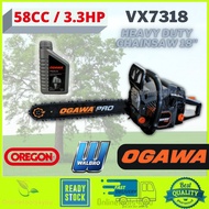 OGAWA PRO CHAINSAW VX7318 18'' ( Heavy Duty &amp; Walbro Carburetor ) Original Ogawa