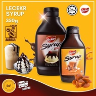 Lecker Chocolate Syrup Caramel Sauce Coffee Drizzle Sos Coklat karamel Topping Halal