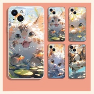 Samsung Galaxy A6 A8 A9 Plus Star Pro A03 Core A03S A10 A11 M11 230806 Black soft Phone case Cat Anime Cartoon Cute