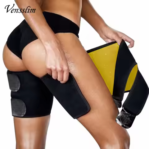 Vensslim Fat Burn Thigh Trimmer Wrap Women Thermo Neoprene Weight Loss Corset 2 Pieces Leggings Shap