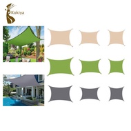 [kokiya] Rectangle Awning Canopy, Patio Sail Cover, Fabric Awning Shelter for Outdoor