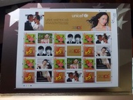 2010心思心意劉嘉玲小版連2枚水晶鑽石。$10平郵