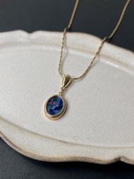 Avon 雅芳 馬賽克仿蛋白石項鍊