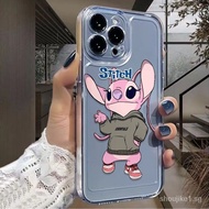 Sweater Pink Stitch Space Shell Apple 15 Phone Case Iphone14 Space 12 Soft 1311 Transparent 12 Soft 11promax/Xsmax/Xs/Xrins Japy