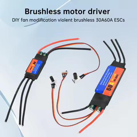 2-6S 30A 60A ESC Bidirectional Self Starting Brushless Electric Regulation Speed Controller ESC for 