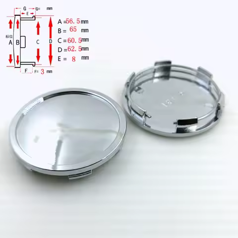 4Pcs/Set 65mm Without LOGO fit 56mm Sticker Car Wheel Hub Center Cap For VOLK RACING RAYS TE37 CE28 