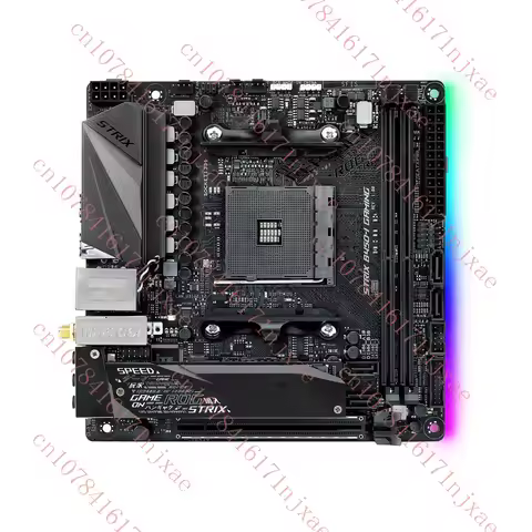 FOR ASUS ROG Strix B450-I Gaming Motherboard Supports 9800 AMD AM4 32GB DDR4.