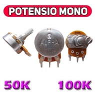 Large MONO Potentiometer 50-100K Alpha ANTEL/ A-PLUS B50K/B100K Good Quality Amplifier