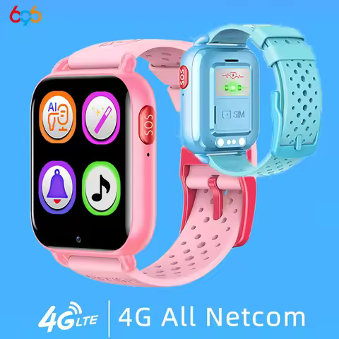 2025 New Kids 4G Smart Watch SOS GPS Location Video Call WiFi Sim Card Children 1.83inch HD SmartWat