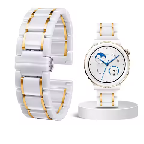 Ceramic Watchband For Huawei watch GT3 pro GT3 46MM 42mm GT2 PRO Runner GS PRO Strap Ceramic WristBa