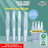 (Buy 10 Free 1) Empty Lip Gloss Pen Bottle Twist Pen Brush nail Polish nail vitamin Bottle repack