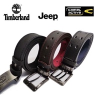 Camel/Jeep/Timberland Tali Pinggang Lelaki Pu Leather Belt For Men Fashion Belt High Quality