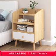 ☋✐❍┋℡IKEA STYLE/Simple bedside cabinet/Bedside table/ side table/minimalist modern small storage cupboard European bedro