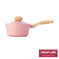 Neoflam - Retro水晶公主超級不沾鍋-單柄湯鍋18cm-含鍋蓋(粉紅色)煤氣爐專用EC-RD-S18-P