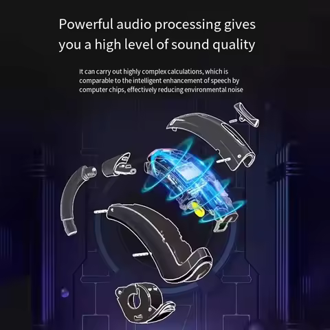 Oticon Xceed BTE UP/SP Hearing Aid Bluetooth 48 Channel Wireless Programmable Digital Device