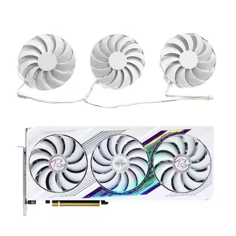 New cooling fan CF1010H12S RX 7900XT GPU fan for Asrock Radeon RX 7900 XT Phantom Gaming White 20GB 